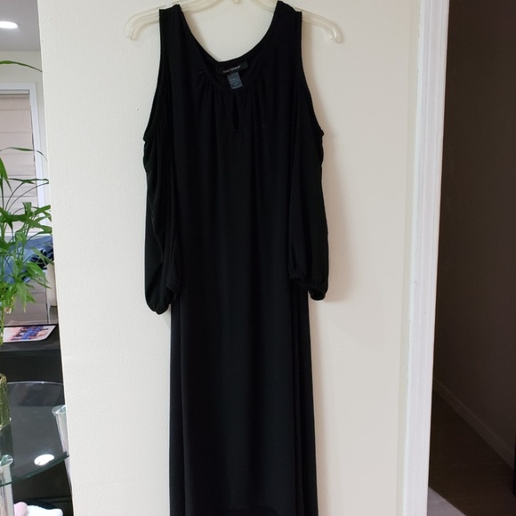 Ashley Stewart Dresses & Skirts - Ashley Stewart Cold Shoulder Dress - Black